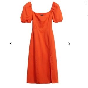 Banana Republic | Dresses | Nwot Banana Republic Linencotton Midi Dress |  Poshmark